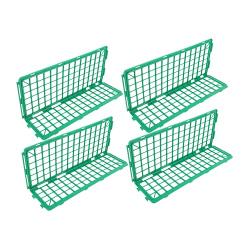 Ciieeo Organizador De Verduras (4 Unidades): Valla De Plástico Para Frutas Y Verduras, Ideal Para Exhibir Comestibles. Barandilla Que Ahorra Espacio Para Supermercados Y Cocinas.