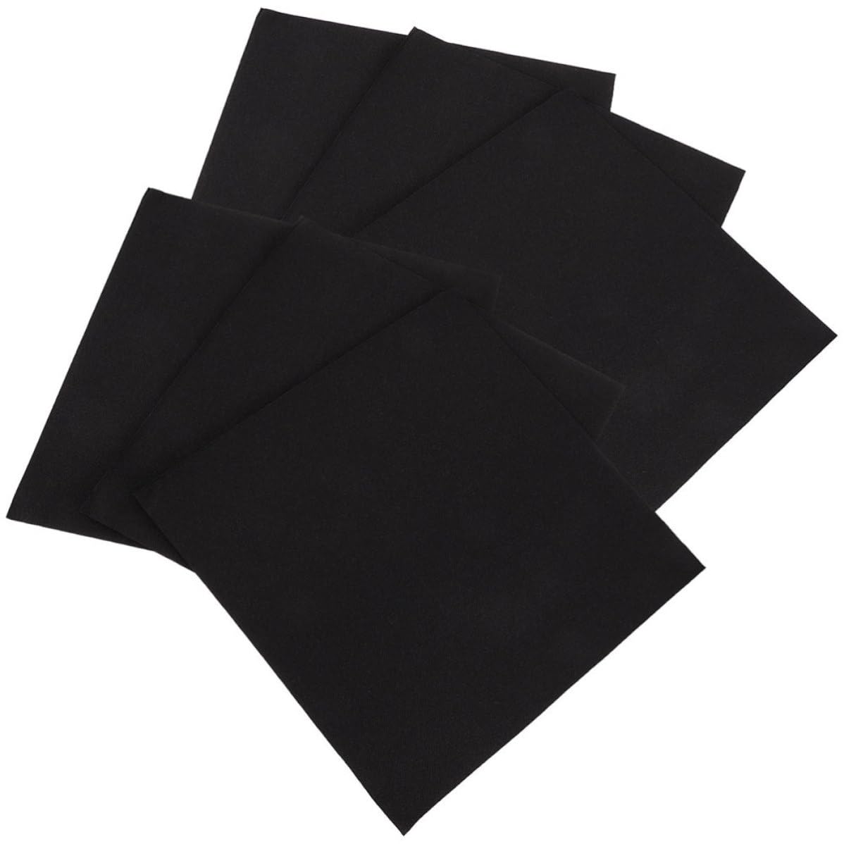 Healeved 100 Piezas Servilletas de Papel Negro para Banquetes y Fiestas, Diseño Grueso y Absorbente, Elegantes y Seguras para Uso Diario y Eventos Obsequios