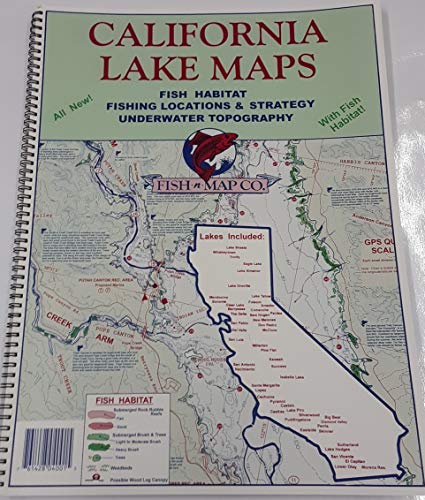 Fish-N-Map 40015 California Lakes Maps Northern Fresh