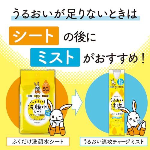 ラクイック うるおい速攻チャージミスト ビタミンC美容液 の商品画像 5