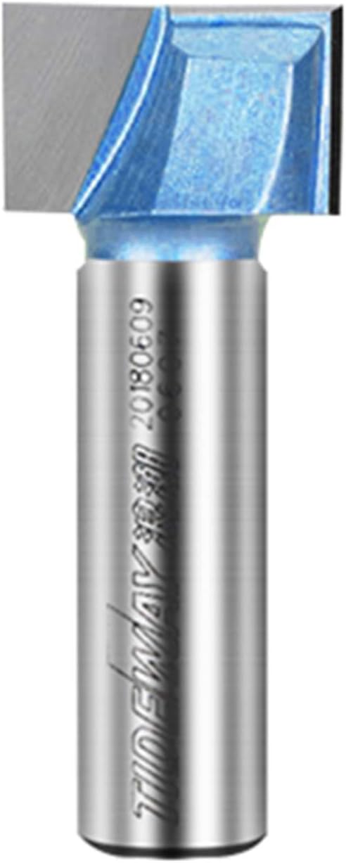 1/2-Inch Shank 7/8-Inch Cutting Dia Double Flute Carbide Tipped Cleaning Bottom Router Bit Woodwork Cutter for CNC(1/2X7/8)