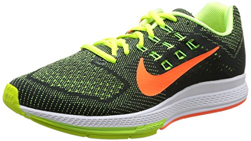Nike Men's Structure 18 Volt/Hyper Crimson/Black/Electric Green 9.5 Medium (D)