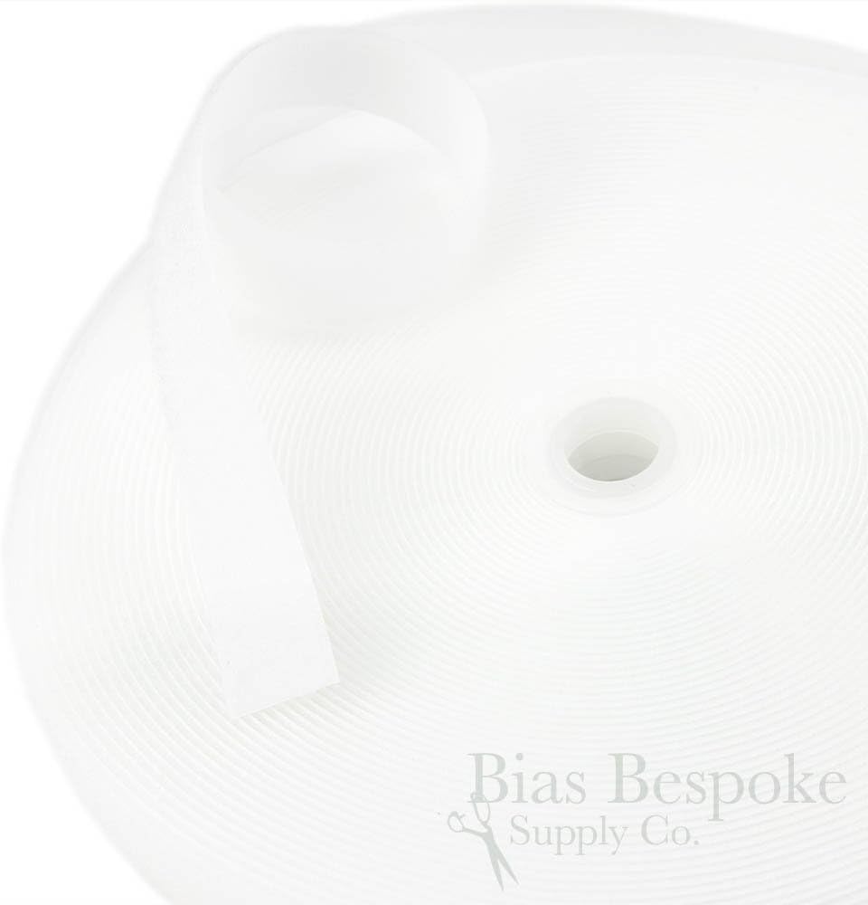 27 Yard Rolls of White Sew-on Hook and Loop Fastening Tape, 1 1/2" Wide