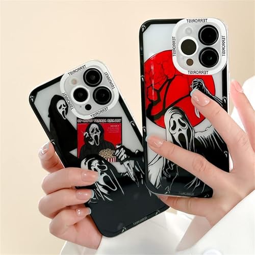 Masner Cool Thriller Movie Clear Iphone Pattern Compatible With Iphone 11,Designed For Boys Girls Teens Print Transparent Soft Tpu Protective Phone Cover(11-Pic) #TOP3