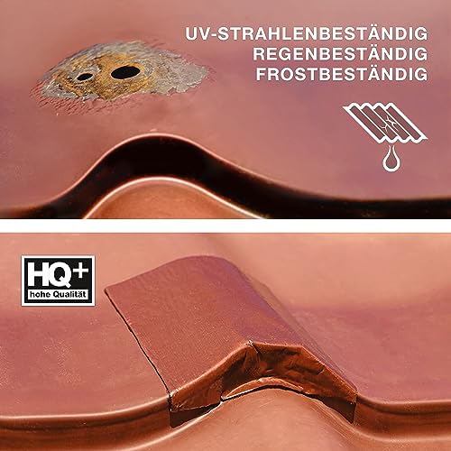 Isolbau Butyl Reparaturband - Anthrazit, 100 mm x 10 m - Abdichtungsband für Dach, Loch, Rohr, Wohnmobile - Wasserdichter Schutz gegen Korrosion Witterung & UV-Bestrahlung - Selbstklebende Klebeband