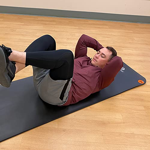 Body Sport® Personal Exercise Mat, Black, 1/2" X 24" X 56" – Workout Mat – Exercise Mat For Home Workouts – Fitness Mat For Exercise – Thick Foam Exercise Mat #TOP5