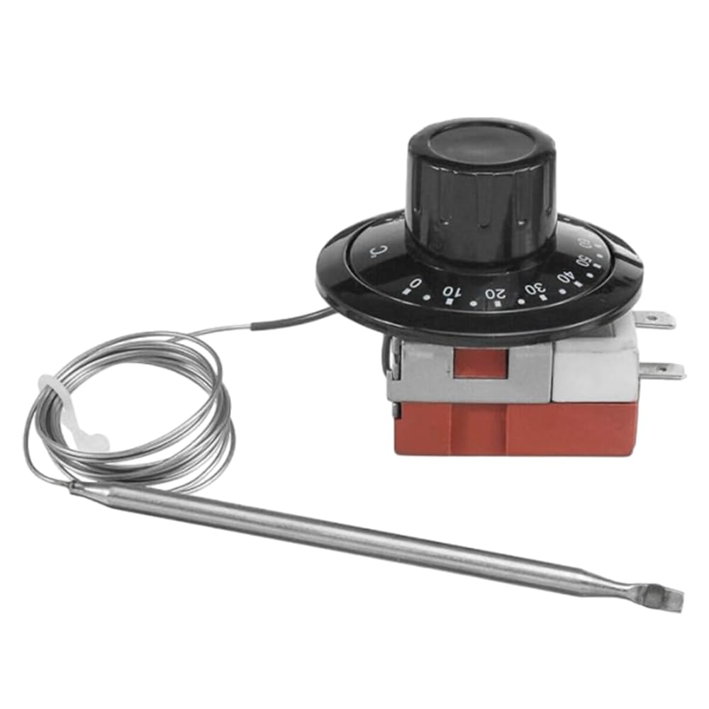 Riloer Thermostat capillaire pour voiture, radiateur de refroidissement de haute précision, interrupteur de contrôle de température 12 V, réglable de 0 ℃ ~ 120 ℃ universel pour chauffage et