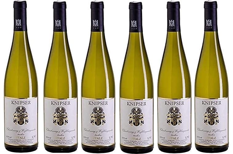 Knipser Chardonnay & Weißburgunder trocken 2024 6 Flaschen zu je 0,75 Liter