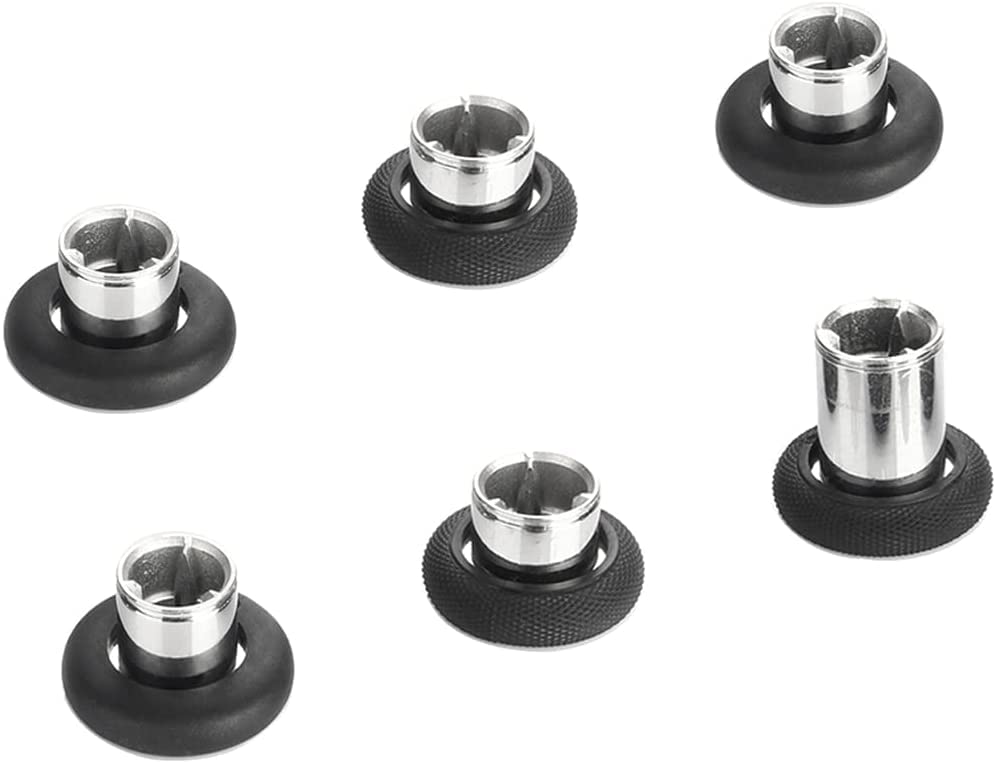 Image of HYY Black 6-Pack Magnetic Analog Thumbstick Swap Set Replacement for Xbox One Elite Controller Series 2 (Model 1797)