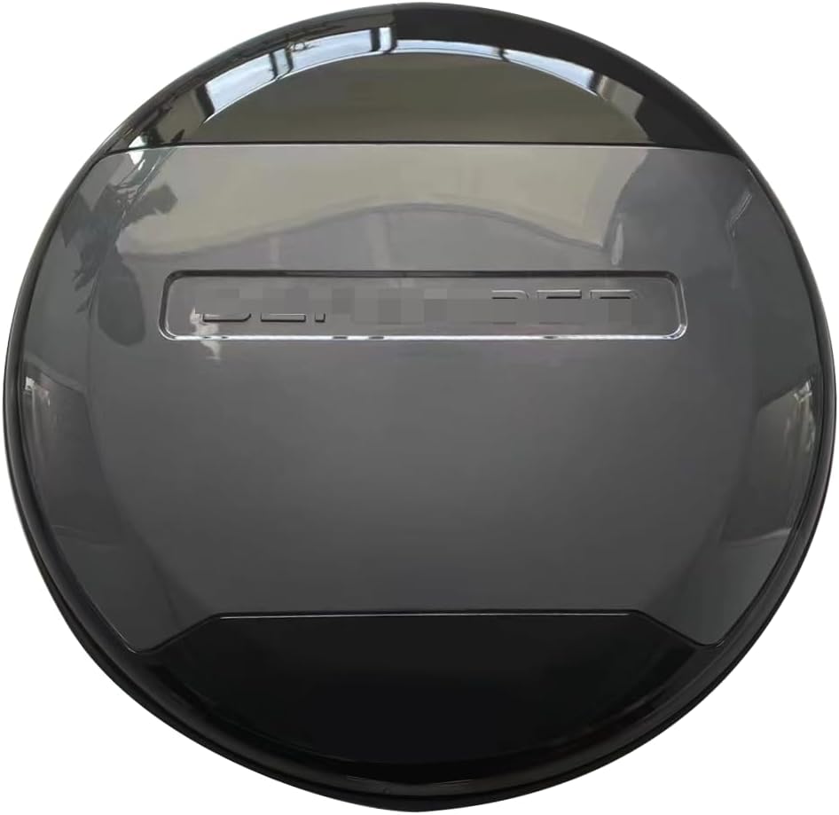 Glossy Eiger Grey Plastic Spare Tyre Tire Cover Fits for Defender 110 90 2020 2021 2022 2023 2024 2025