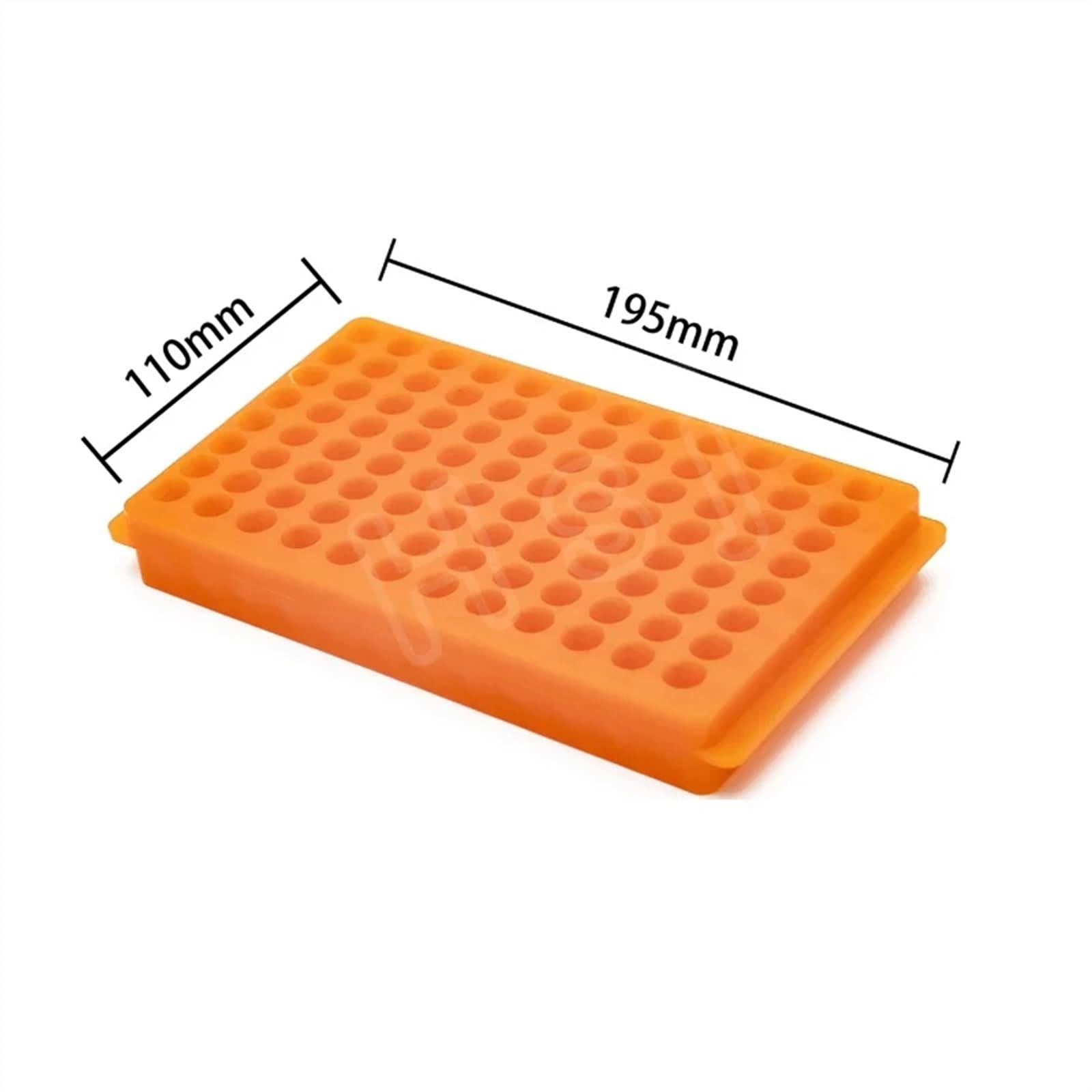 Laborgeräte PCR-Röhrchenhalter for 0,5 ml/1,5 ml/2 ml Labor-Zentrifugenröhrchenständer, Kunststoff-EP-Röhrchenständer, 96 Well, doppelseitig verwendbar