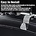 OSIFIT 2PCS Car Seat Hooks, Bling Rhinestone Headrest Hooks, Universal Bling Car Interior Accessories, for Handbag, Clothes, Purse, Water Bottle (White)