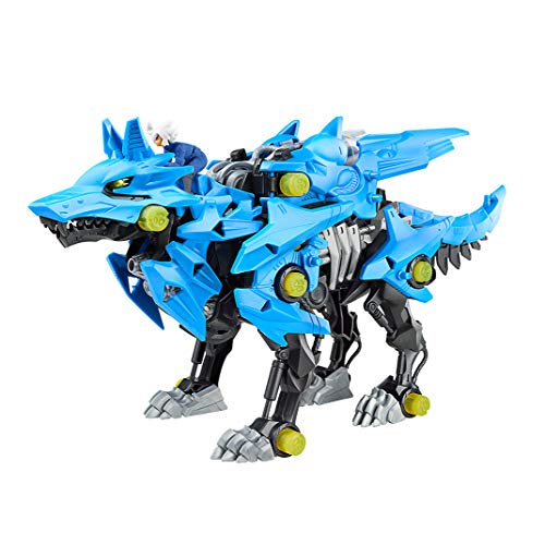 ZOIDS Hasbro Giga Battlers Alpha Shadow - Wolf-Type Buildable Beast Figure with Motorized Motion - Toys for Kids Ages 8 and Up, 60 Pieces (E5546)