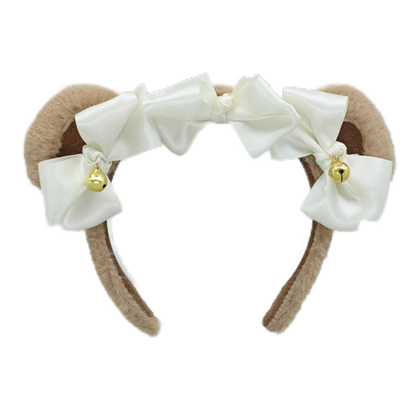 Bandeau mignon de dessin animé en forme d ' oreille d ' ours, cerceau en peluche pour femmes, bandeau de cheveux, accessoires de costume de fête, bandeaux unisexes pour femmes pour se Bandeau mignon de dessin animé en forme d ' oreille d ' ours, cerceau en peluche pour femmes, bandeau de cheveux, accessoires de costume de fête, bandeaux unisexes pour femmes pour se