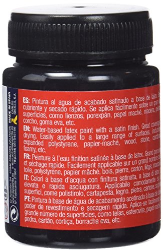 La Pajarita 110616 vernice satinata L-22, Nero, 75...