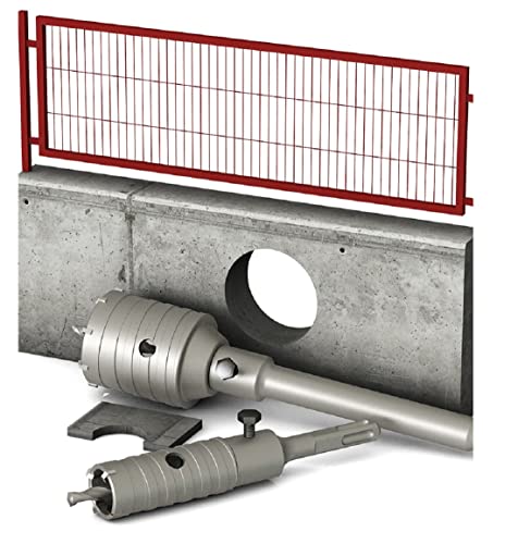 SYDARSYN 110 mm drążek łączący + wiertło spiralne + śruba pozycjonująca, do ścian z cegły betonowej