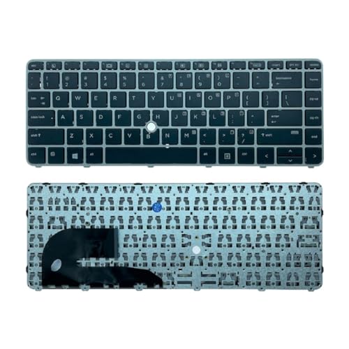 Clavier HP EliteBook 840 G3 ordinateur portable 745 G4 848 US argent NoBacklit