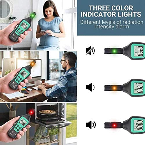 EMF Meter, Household Radiation Detector, 5HZ—3500MHz, SoundLight Alarm
