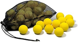 Jaya 12 Pack Foam Golf Practice Balls, Realistic Feel and Limited Flight, Soft for Indoor or Outdoor Training
