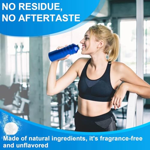 Image of VONT Water Bottle Cleaning Tablets - 30-Pack | Chlorine-Free & Odor-Control Formula | Water Bottle Cleaner, Flasks, Hydration Packs & Travel Mugs | Washer Tablets for Home, Hiking & Camping