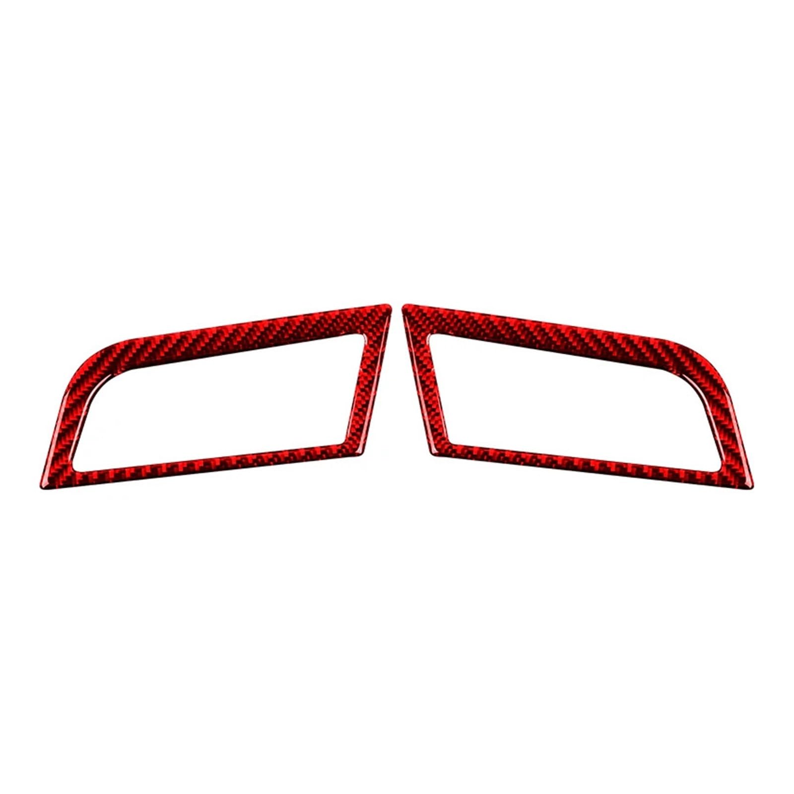 THXZINGLWG Compatible for Mustang GT 2015-2021 Carbon Fiber Auto Left and Right Air Vents Trim Stickers Frame Car Interior Accessories(TYPE1)