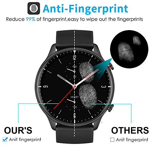 PaceBid Pack of 2 Tempered Glass Screen Protectors Compatible with Amazfit GTR 2 - Image 3