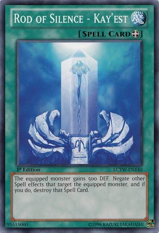 YU-GI-OH! - Varilla del Silencio - Kay'est (LCYW-EN140) - Colección Legendaria 3 Mundo de Yugi - 1 Edición - Común