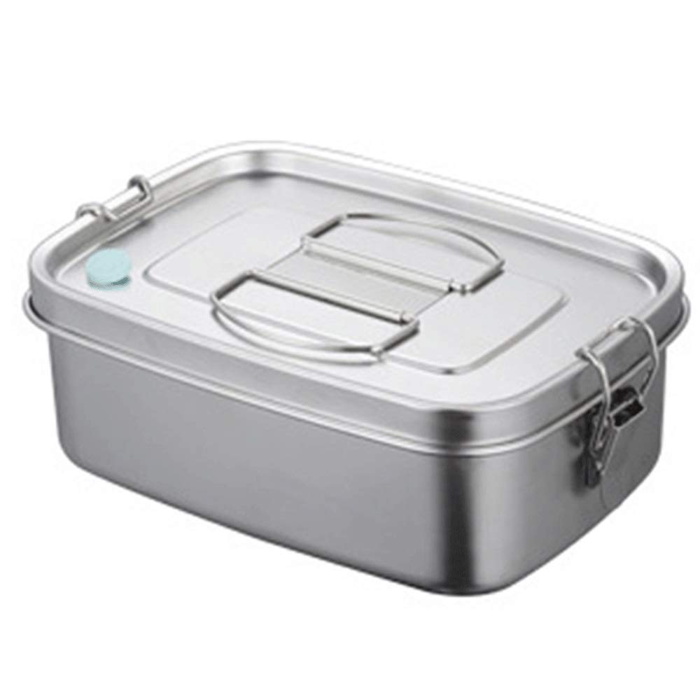 fiambrera, Cajas Bento contenedor de comida sándwich vajilla acero(3)