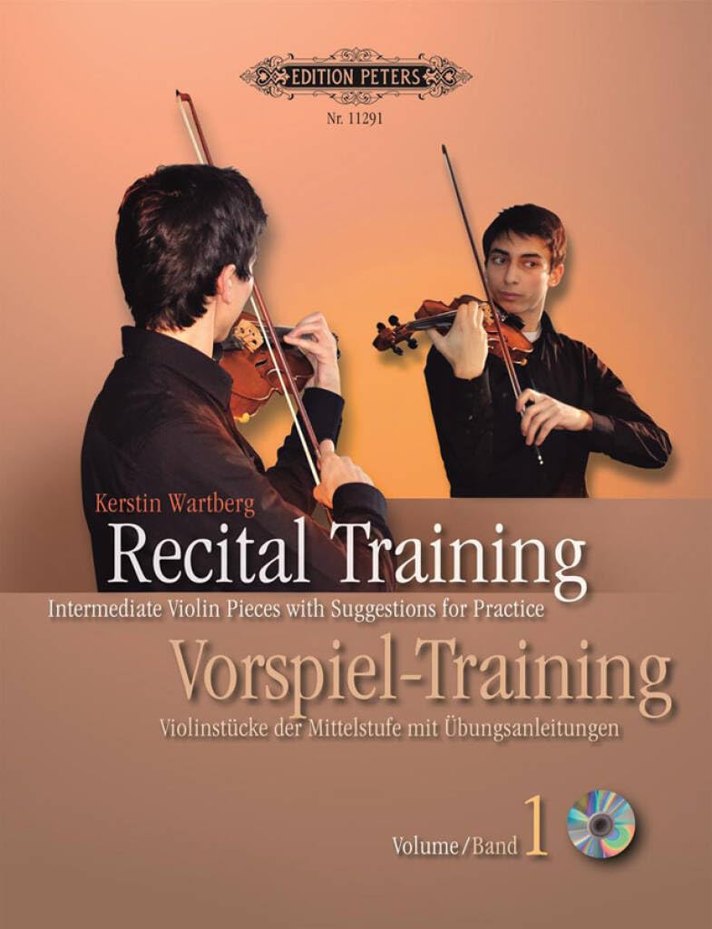 Recital Training: Intermediate Violin Pieces with Suggestions for Practice, Vol. 1 / Vorspieltraining: Violinstücke der Mittelstufe mit ... von Shinichi Suzuki (Edition Peters, Band 1)