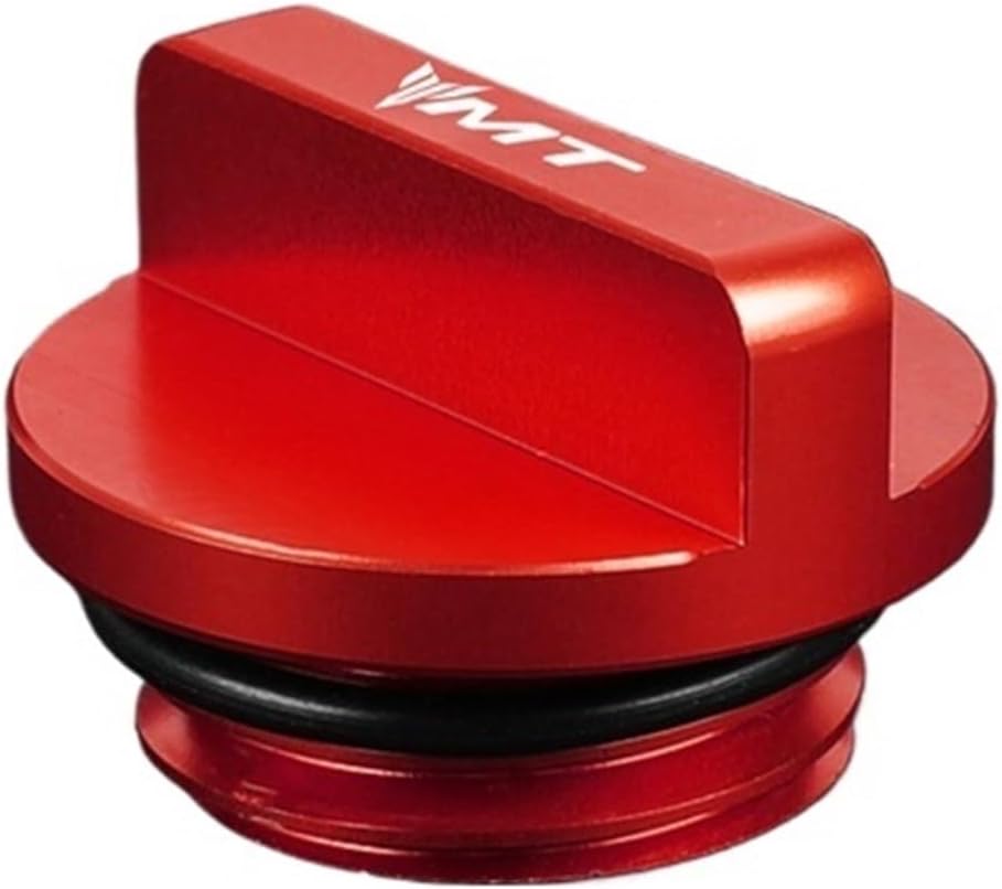 Motorcycle Engine Oil Filler Cap Screw C For YAMAHA MT03 MT-25 MT 25 MT25 2016 2017 2018 2019 2020 2021 2022 2023 Motorcycle Accessory M27*3.0 Engine Oil Filler Cap Plug(RED)