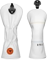 Vista 12 de Fundas para Palos de Golf Bordado Elegante Cuero Premium Birdie Golf Funda para Driver Funda Híbrida para Fairway Funda para Putter Blade Funda