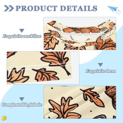 Boys Short Sleeve T-Shirts Red Fox Animal Rashguard Kids Swim Shirts Sun UPF 50+ Multicoloured3