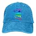 Produktbild AOHOT Herren Damen Baseball Caps,Hüte, Mützen, Classic Baseball Cap, Rainbow Piano and Musical Notes Denim Hat Unisex Classic Baseball Caps