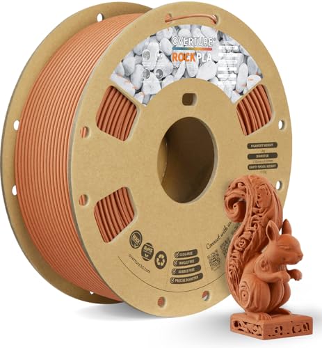 Filament OVERTURE PLA Brązowy Teksturowany (BROWN TEXTURED)