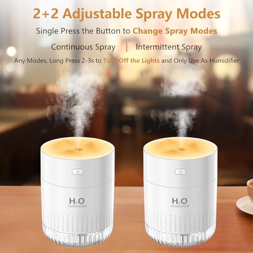LKV Air Humidifier for Bedroom Portable Personal Desktop USB Humidifiers with Soft Night Light - Image 7