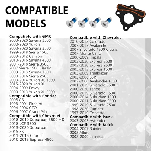 Image of LS Cam Retainer Plate Gasket with Cone Bolts Replacement OEM# 150106 551269,LS Parts Compatible with Chevrolet 2015-2020 Suburban /Buick 2008 Allure,Professional Camshaft Car Accessories