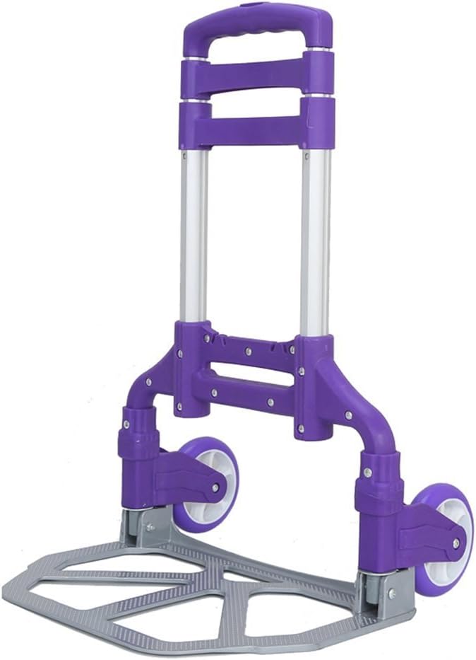 Folding Hand Truck Moving Dolly up to 172 LBS Capacity Aluminum Folding Hand Cart Platform Trolley
