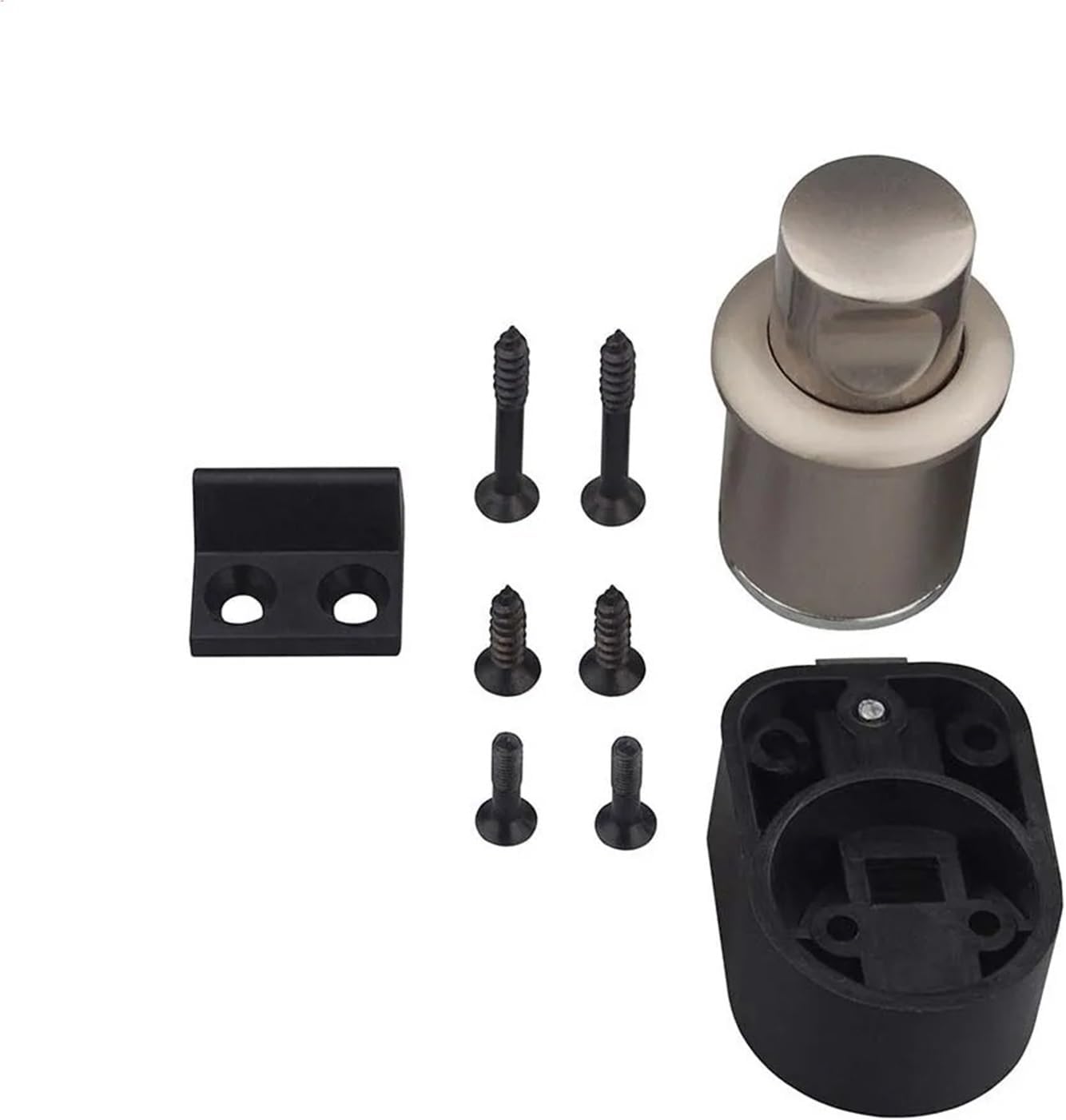 Button Push Knob Cabinet Lock Keyless for RV Drawer Caravan Furniture 1Pcs(18-23mm Chrome)