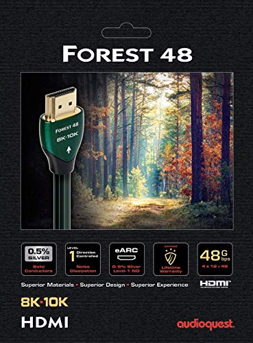 Amazon | AudioQuest Forest 48 1.0m 8K-10K 48Gbps HDMIケーブル (3.3