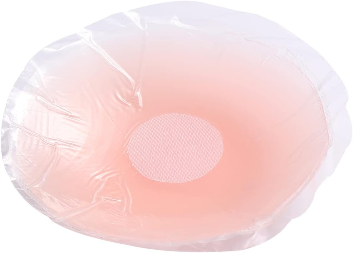 12pcs Women Silicone Nipple Covers Non Adhesive Fashion for Reusable Breast Pasties Box Pink