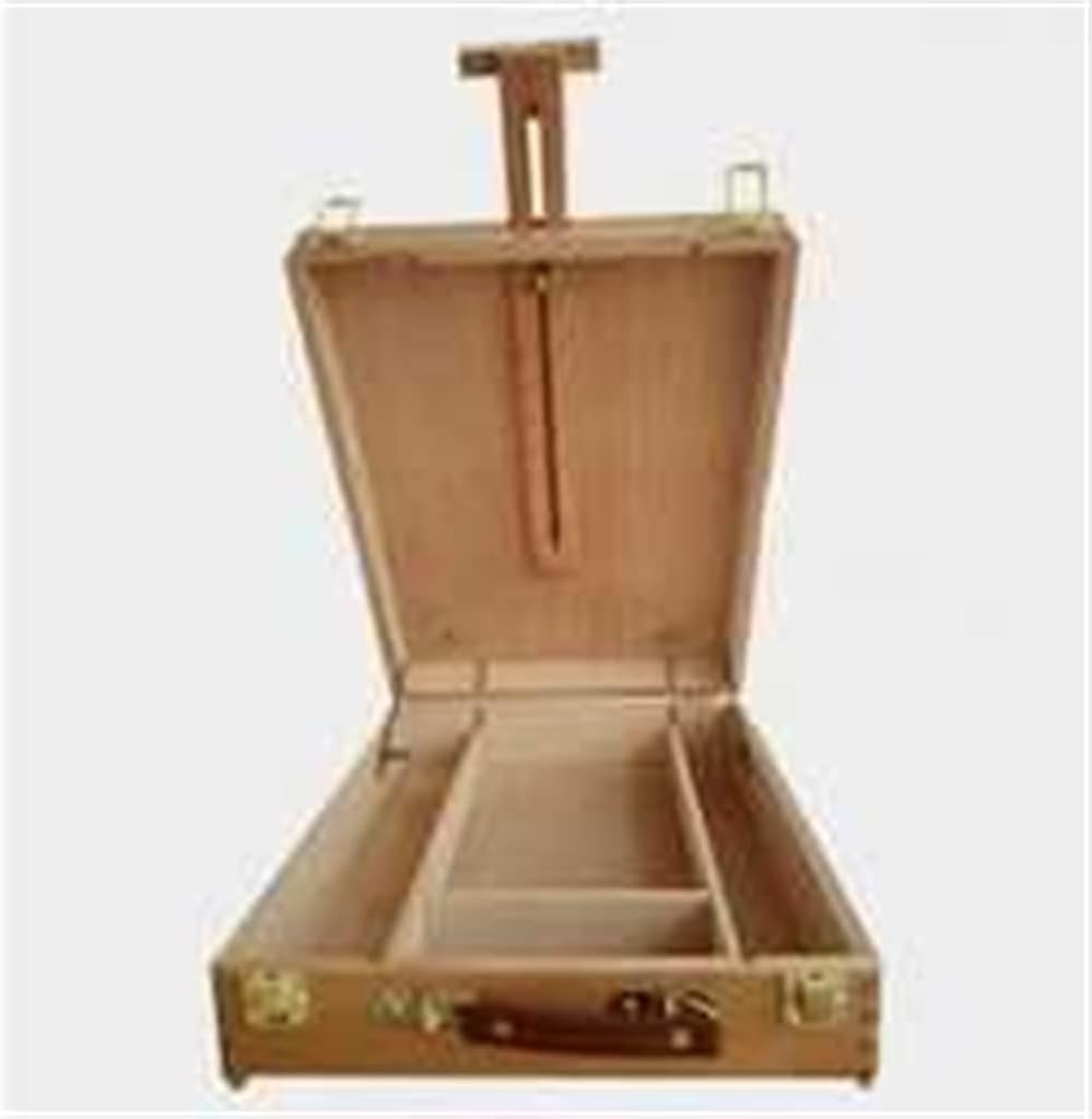 Mallette de peinture à l'huile portable pliable – Chevalet de bureau et boîte à outils d'art pour artistes – Idéal pour les voyages et l'utilisation en studio – Parfait pour les peintures à l'huile et