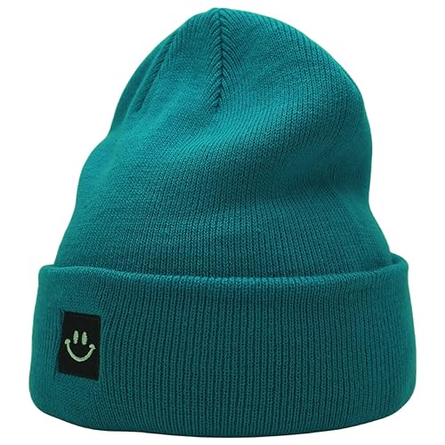Image of 55cube Knit Beanie Hat Cuffed Plain Skull Cap for Men Women