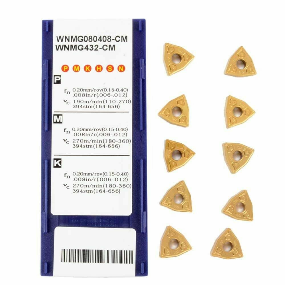 Holder 10Pcs Mwlnr2020K08 Wnmg080404 Inserti In Metallo Duro Key Tornio Inflessione 73191928 - Foto 10
