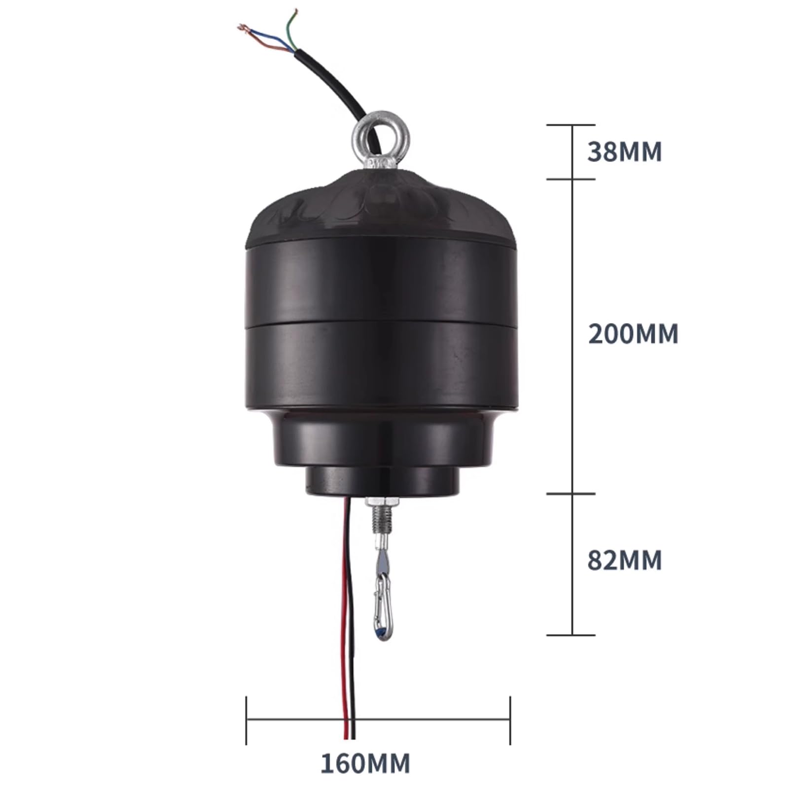 Paranco Elettrico per Lampadari, Sollevatore per Lampade a Sospensione in Cristallo, con Telecomando, Altezza di Utilizzo <6 M, Portata <2 kg, per La Pulizia delle Lampade