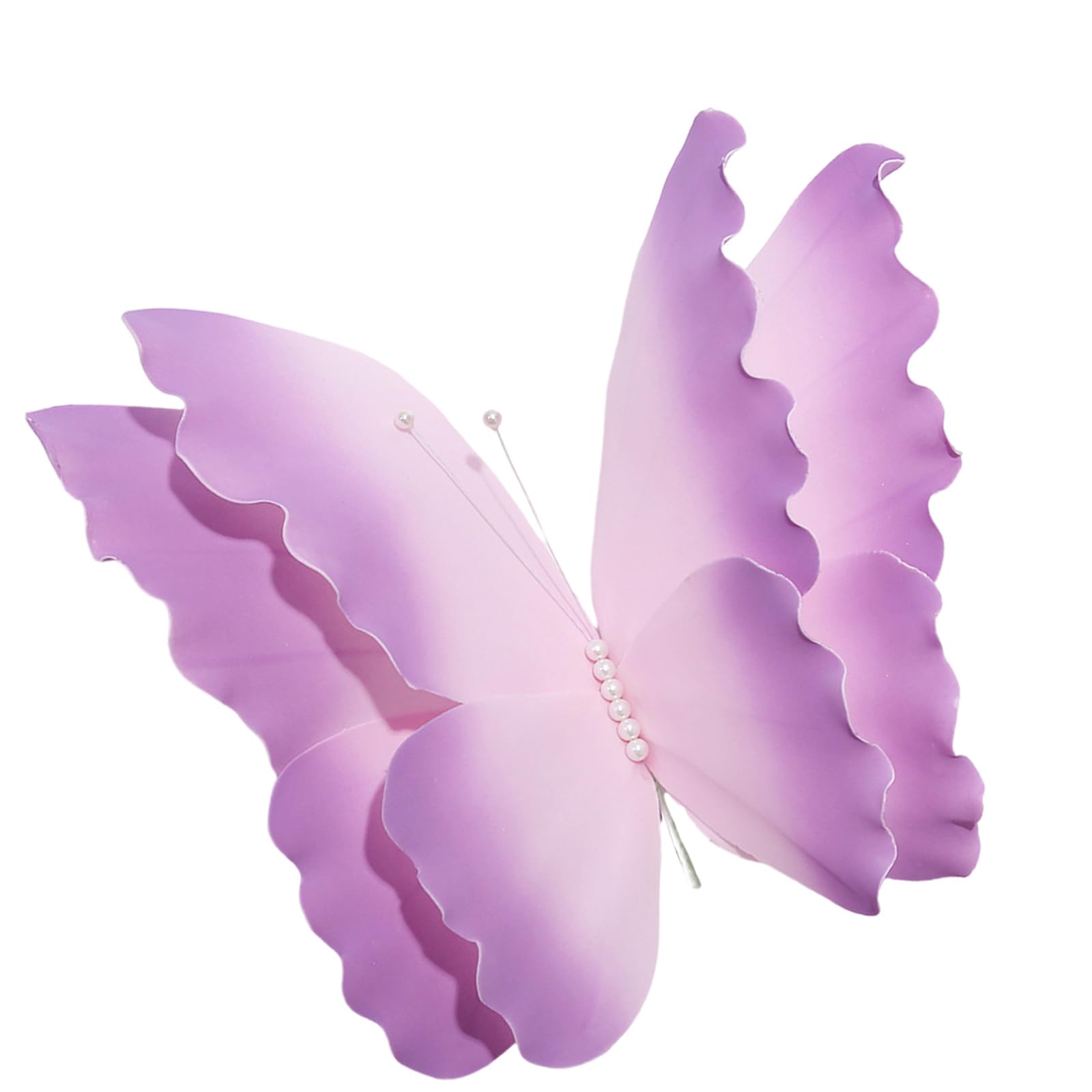 Buxuaaaa Purple Large 3D Butterfly Decoration For Wedding And Event Wall Art Ornament For Home Nursery Wedding Display Butterfly Centerpieces