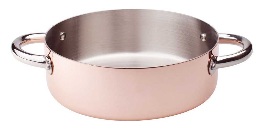 Casserole Basse Induction Ligne Cooper 3 Pentole Agnelli pour mijoter