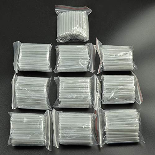 VFLTOOL Premium Fiber Optic Splice Sleeves 1200Pcs(2.6Mm X 60Mm) - Heat Shrink Tube - 304 Stainless Steel - Enhanced Fusion Splice Protection - Transparent Pe Coating, Hot Adhesive