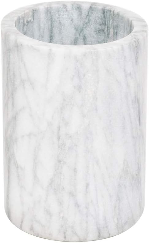 Marble Wine Bottle Cooler Natural White Marble 6 x 4-Inch Elegant Wine Bottle Chiller