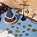 SUNNYCLUE 1 Box 2 Set 40Pcs Clock Face Charms Steampunk Charms Bulk Antiqued Bronze Retro Watch Gear Cog Wheel Steam Punk Round Clocks Charm for Jewelry Making Charms DIY Bracelet Earrings Crafting