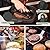 Griddle Accessories Kit, Upgraded Flat Top Grill Accessories Set for Blackstone and Camp Chef, Grill Spatula Set with Enlarged Spatulas, Basting Cover, Iron Smash Burger Press for Outdoor Barbecue